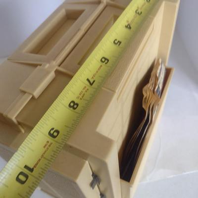 Vintage World Wide Media Sewing Case with Thread