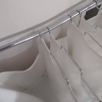Pair of Laundry Accessory Items Clothes Cart and Cleaning Caddy