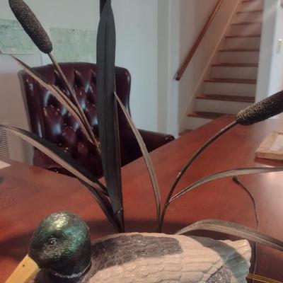 Duck on Pond Desk Lamp with Shade