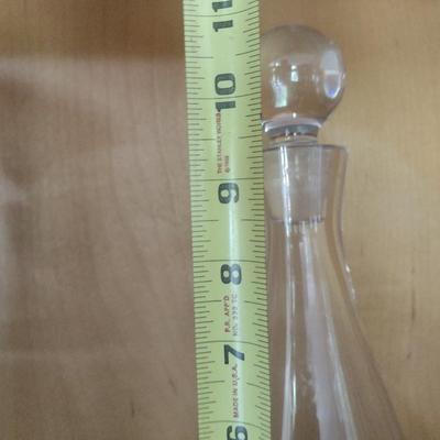 Pair of Large Matching Crystal Decanters