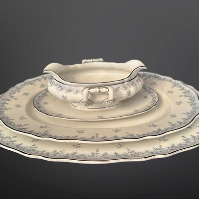 Franconia Delphine China Set – Service for 14