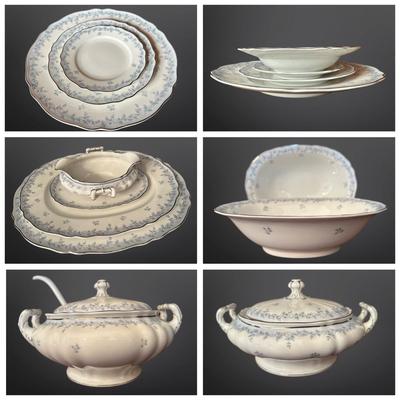 Franconia Delphine China Set – Service for 14