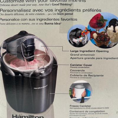 Hamilton Beach Ice Cream Maker - New in Box