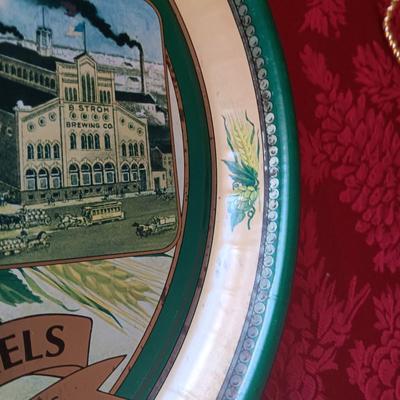 THE STROH BREWERY COMPANY VINTAGE SERVING TRAY