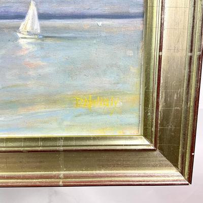 Sale Photo Thumbnail #1437: Measures: 30.5" wide x 27" high framed