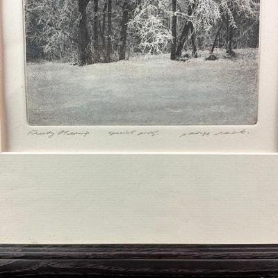 Sale Photo Thumbnail #1445: Double matted print
Measures: 16.5" wide x 16" high