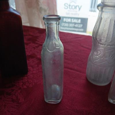 ANTIQUE GLASS BOTTLES