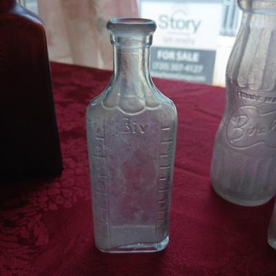 ANTIQUE GLASS BOTTLES