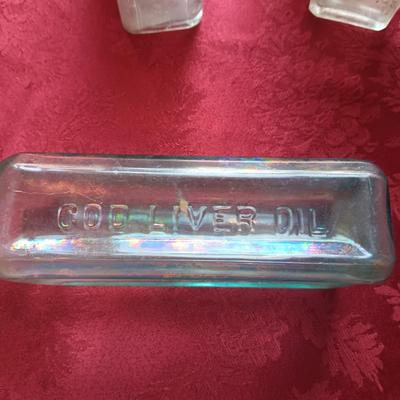 ANTIQUE GLASS BOTTLES