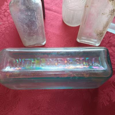 ANTIQUE GLASS BOTTLES