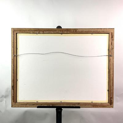Sale Photo Thumbnail #1451: Measures: 20.75" high x 26.75" wide framed