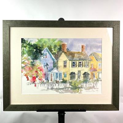 Sale Photo Thumbnail #1453: Measures: 20.75" high x 26.75" wide framed