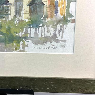 Sale Photo Thumbnail #1452: Measures: 20.75" high x 26.75" wide framed