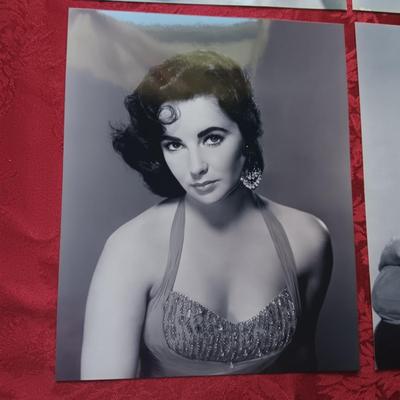SIX 8 X 10 PROMOTIONAL PHOTOS INCLUDING ELIZABETH TAYLOR