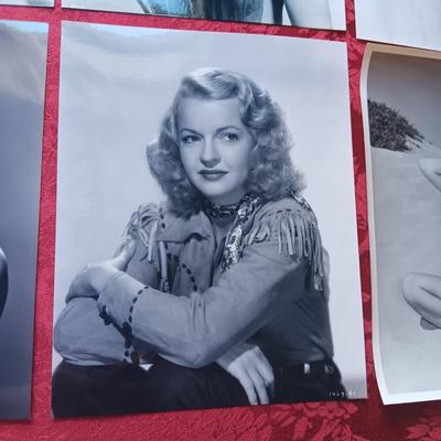 SIX 8 X 10 PROMOTIONAL PHOTOS INCLUDING ELIZABETH TAYLOR