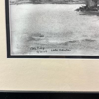 Sale Photo Thumbnail #1467: Measures: 22" wide x 18" high framed 
dated 2007