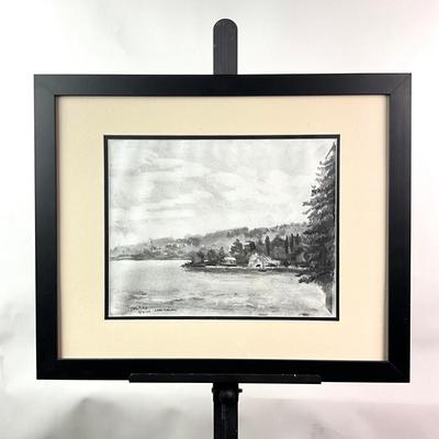 Sale Photo Thumbnail #1463: Measures: 22" wide x 18" high framed 
dated 2007