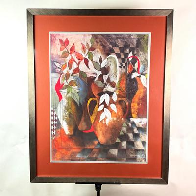 Sale Photo Thumbnail #1473: Double matted, Non-glare plexi-glass
Measures: 34.5" wide x 42.5" high