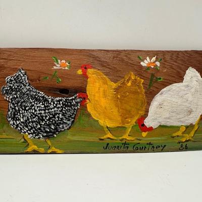 Original Painting on Wood by Juanita Courtney