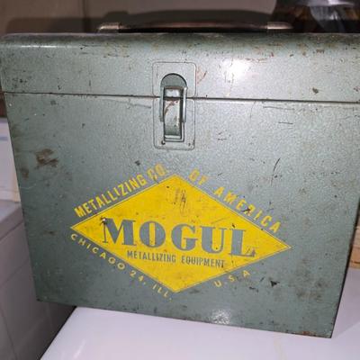Large Lot of Vintage Tools, Hardware, and Mogul Metal Case