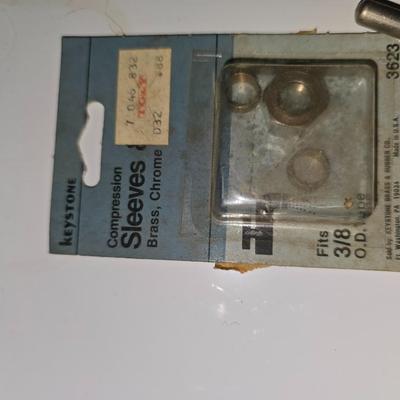 Large Lot of Vintage Tools, Hardware, and Mogul Metal Case