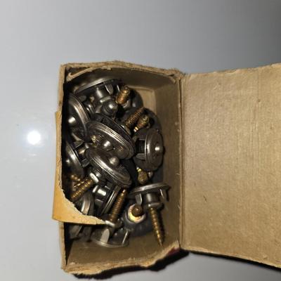 Large Lot of Vintage Tools, Hardware, and Mogul Metal Case