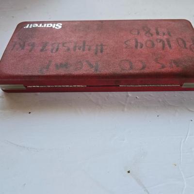 Starrett Micrometer Depth Gage Set with Case & Paperwork