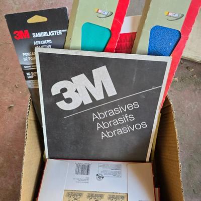 DIY Home Improvement Lot – Paint, Sandpaper, sticky Tiles & Tools