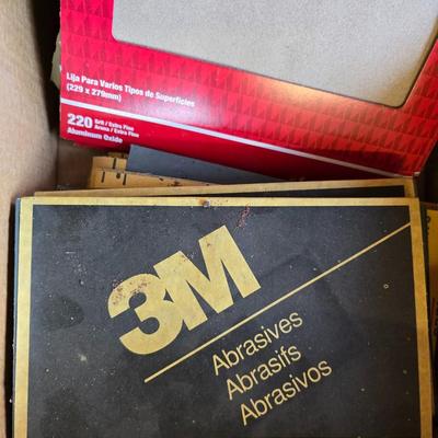 DIY Home Improvement Lot – Paint, Sandpaper, sticky Tiles & Tools