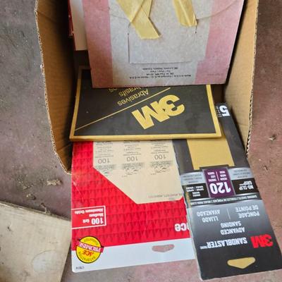 DIY Home Improvement Lot – Paint, Sandpaper, sticky Tiles & Tools