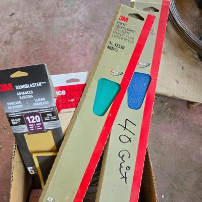 DIY Home Improvement Lot – Paint, Sandpaper, sticky Tiles & Tools