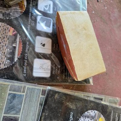 DIY Home Improvement Lot – Paint, Sandpaper, sticky Tiles & Tools