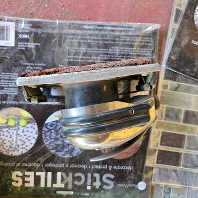 DIY Home Improvement Lot – Paint, Sandpaper, sticky Tiles & Tools
