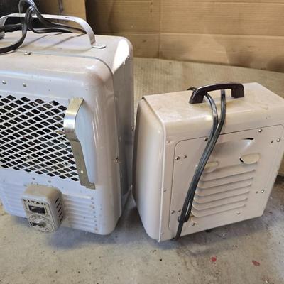 Titan and Arvin electric space heaters