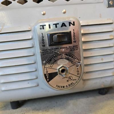 Titan and Arvin electric space heaters