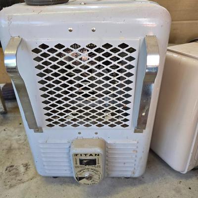 Titan and Arvin electric space heaters