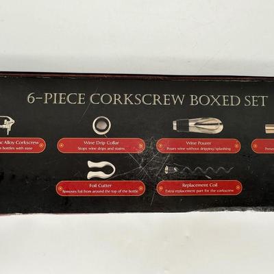 6-Piece Corkscrew Boxed Set - New in Box