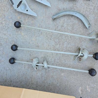 Large Mixed Lot of Vintage Auto Parts, Wiring, and Hardware