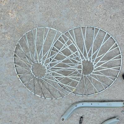 Large Mixed Lot of Vintage Auto Parts, Wiring, and Hardware