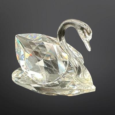 Swarovski Crystal Swan Figurine
