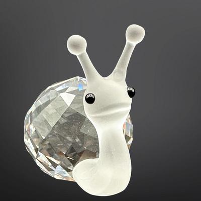 Swarovski Crystal Snail Figurine