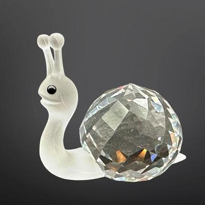 Swarovski Crystal Snail Figurine