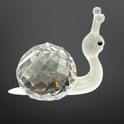 Swarovski Crystal Snail Figurine