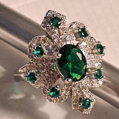 Lab Grown Emerald Ring
