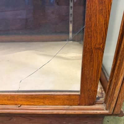 Sale Photo Thumbnail #1762: Both doors have broken glass and will need to be replaced
Measures 5'11" long x 24" deep x 42" tall