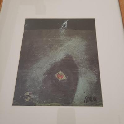 Four Framed Pieces by the Same Artist (BR3-KD)