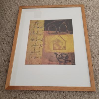 Four Framed Pieces by the Same Artist (BR3-KD)