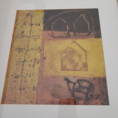 Four Framed Pieces by the Same Artist (BR3-KD)