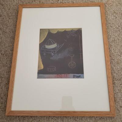 Four Framed Pieces by the Same Artist (BR3-KD)