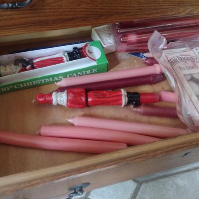 Collection of Candles and Candle Accessories